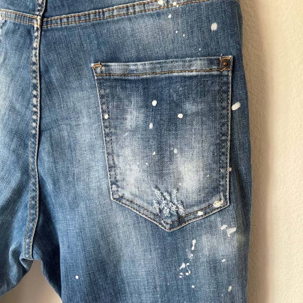 Dsquared2 Distressed Patchwork Men's Blue Jeans - image 12